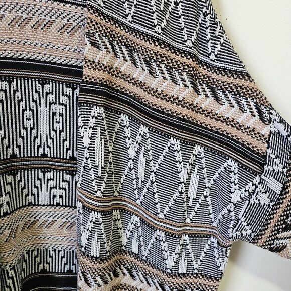 EUC OLD NAVY TRIBAL PATTERN OPEN LONG CARDIGAN BOHO SIZE XL - Picture 5 of 12